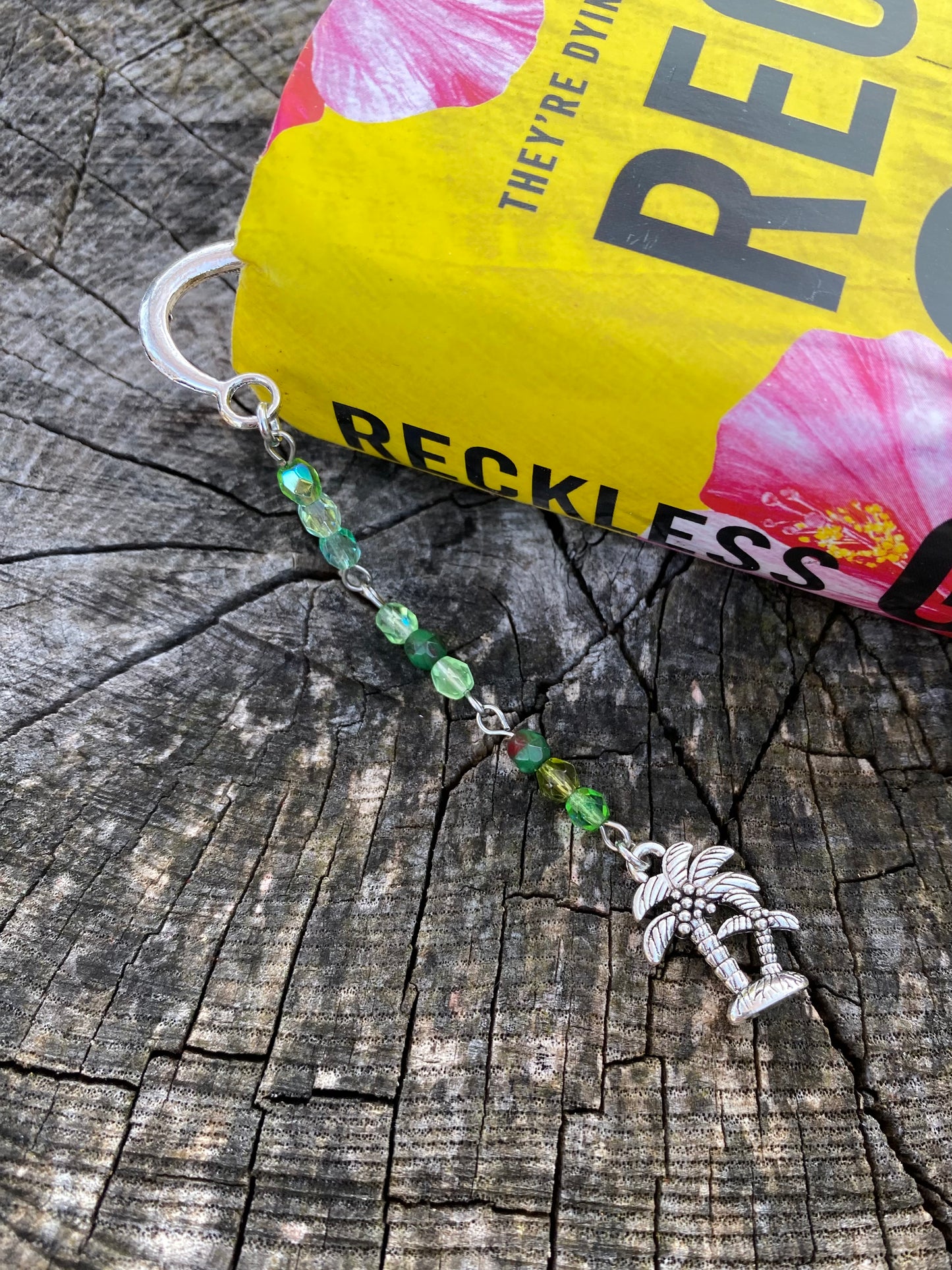 Palm Tree Charm Bookmark