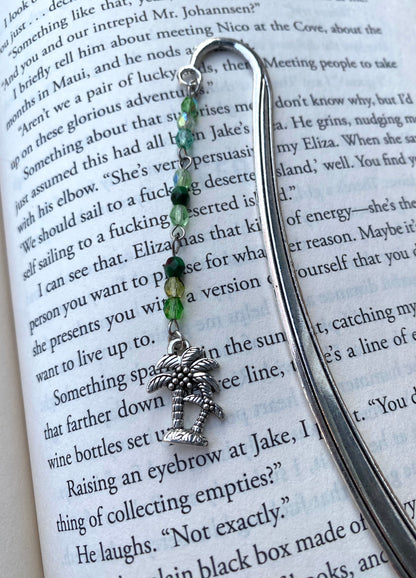 Palm Tree Charm Bookmark