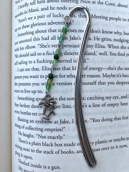 Palm Tree Charm Bookmark