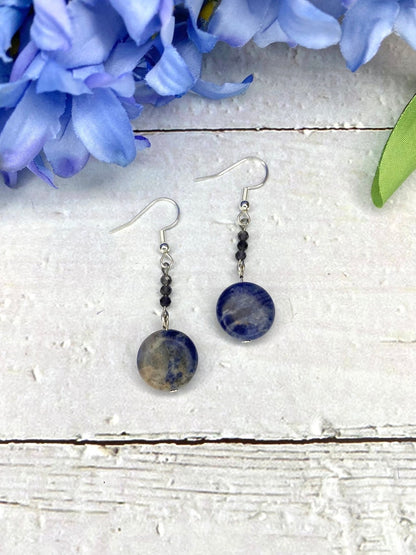 Sodalite Bead Earrings