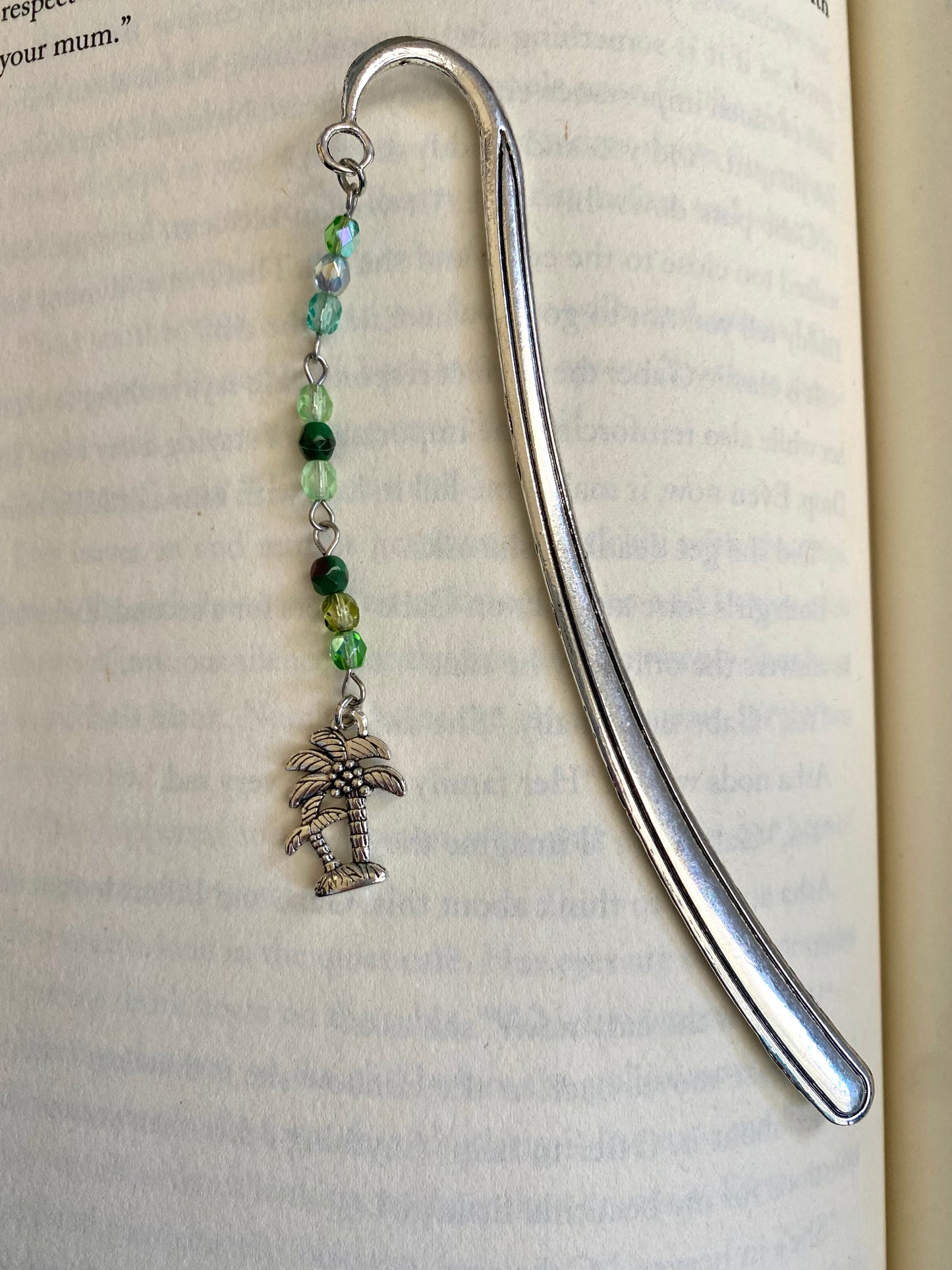 Palm Tree Charm Bookmark