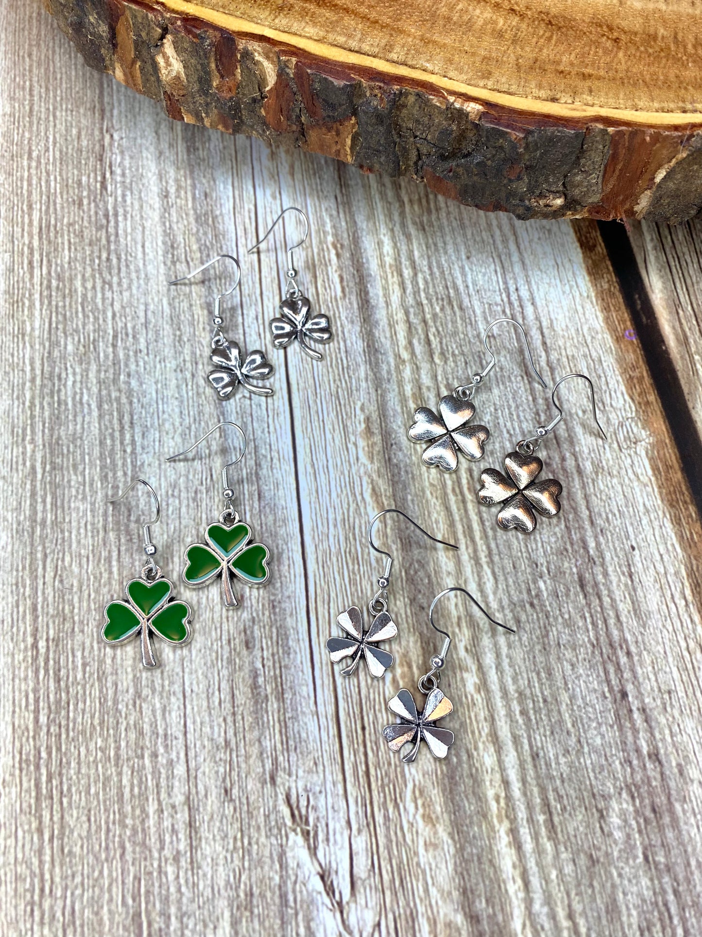 Four Leaf Clover Earrings