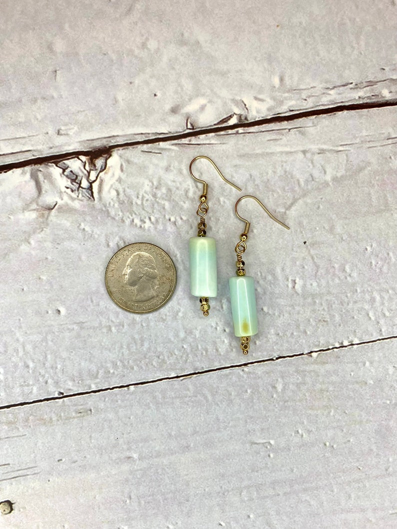 Turquoise Bar Earrings