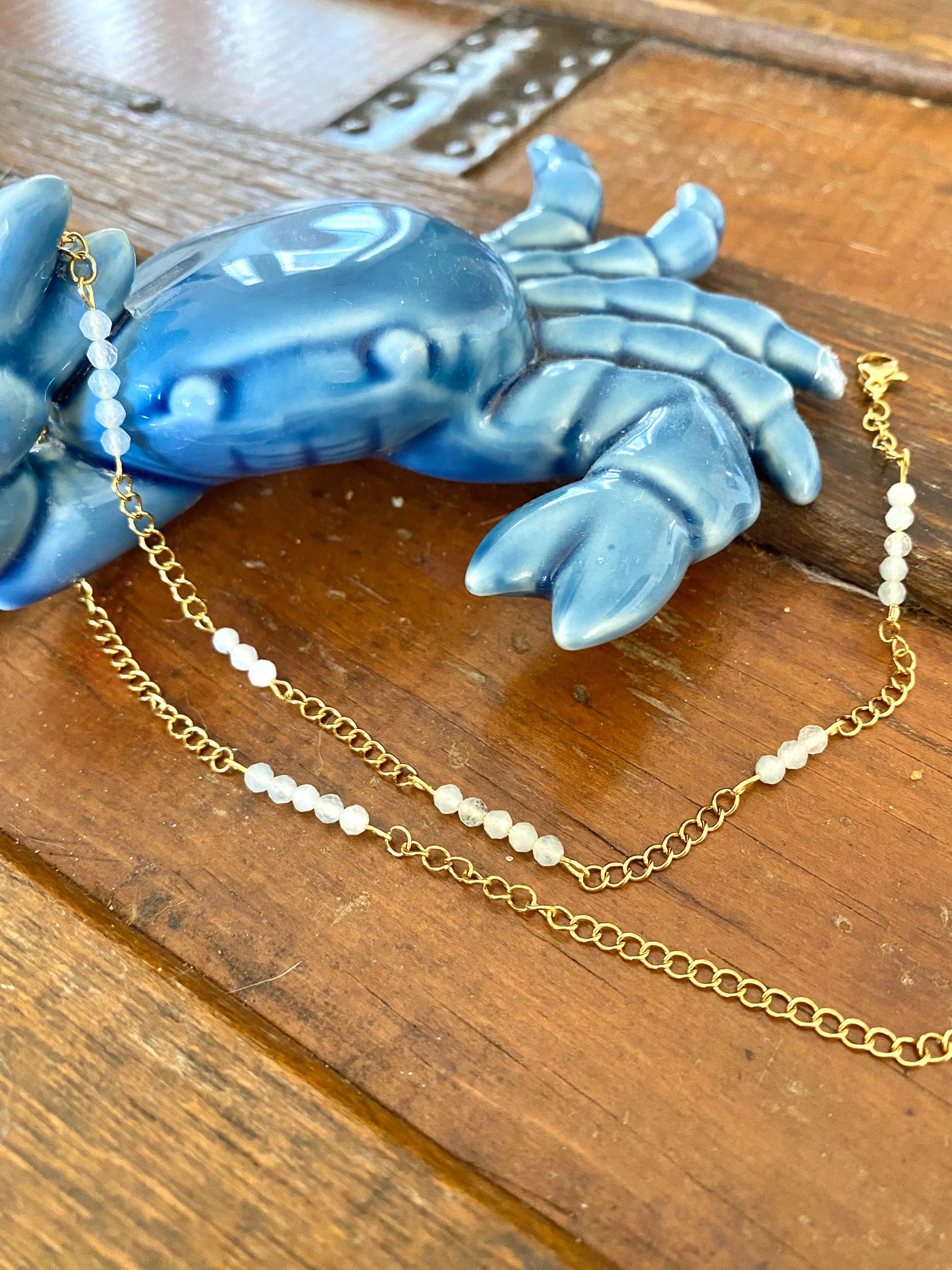 Aquamarine Anklet