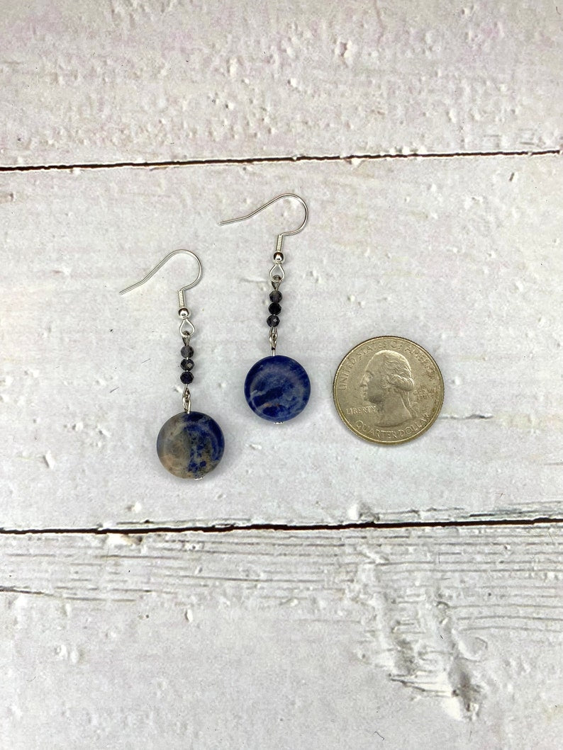 Sodalite Bead Earrings