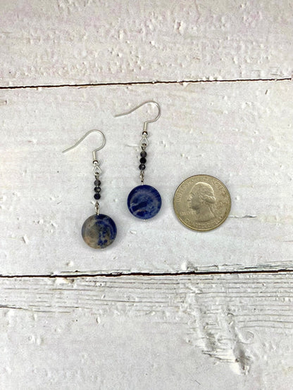 Sodalite Bead Earrings