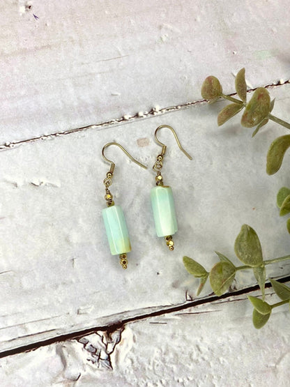 Turquoise Bar Earrings