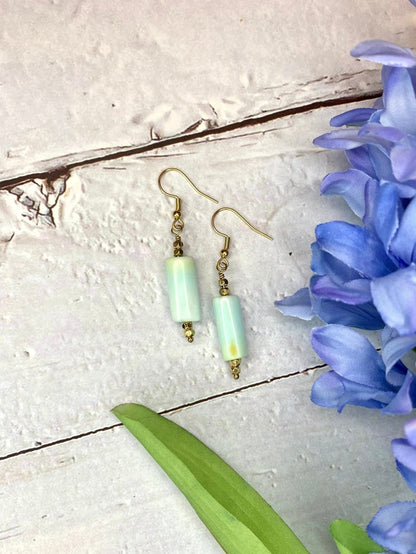 Turquoise Bar Earrings