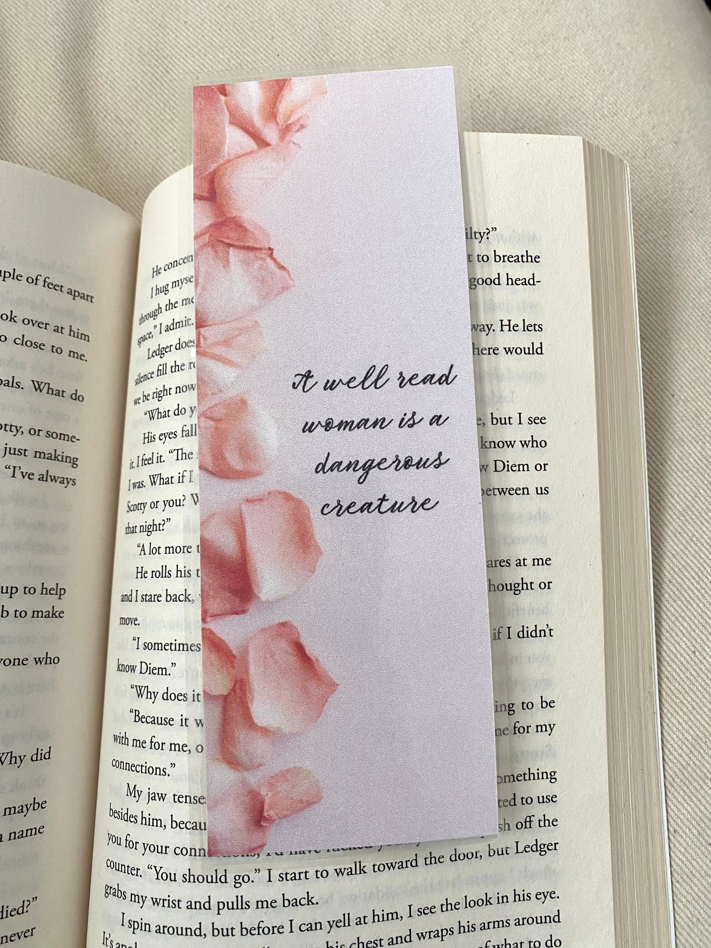 A Well Read Woman is a Dangerous Creature Bookmark